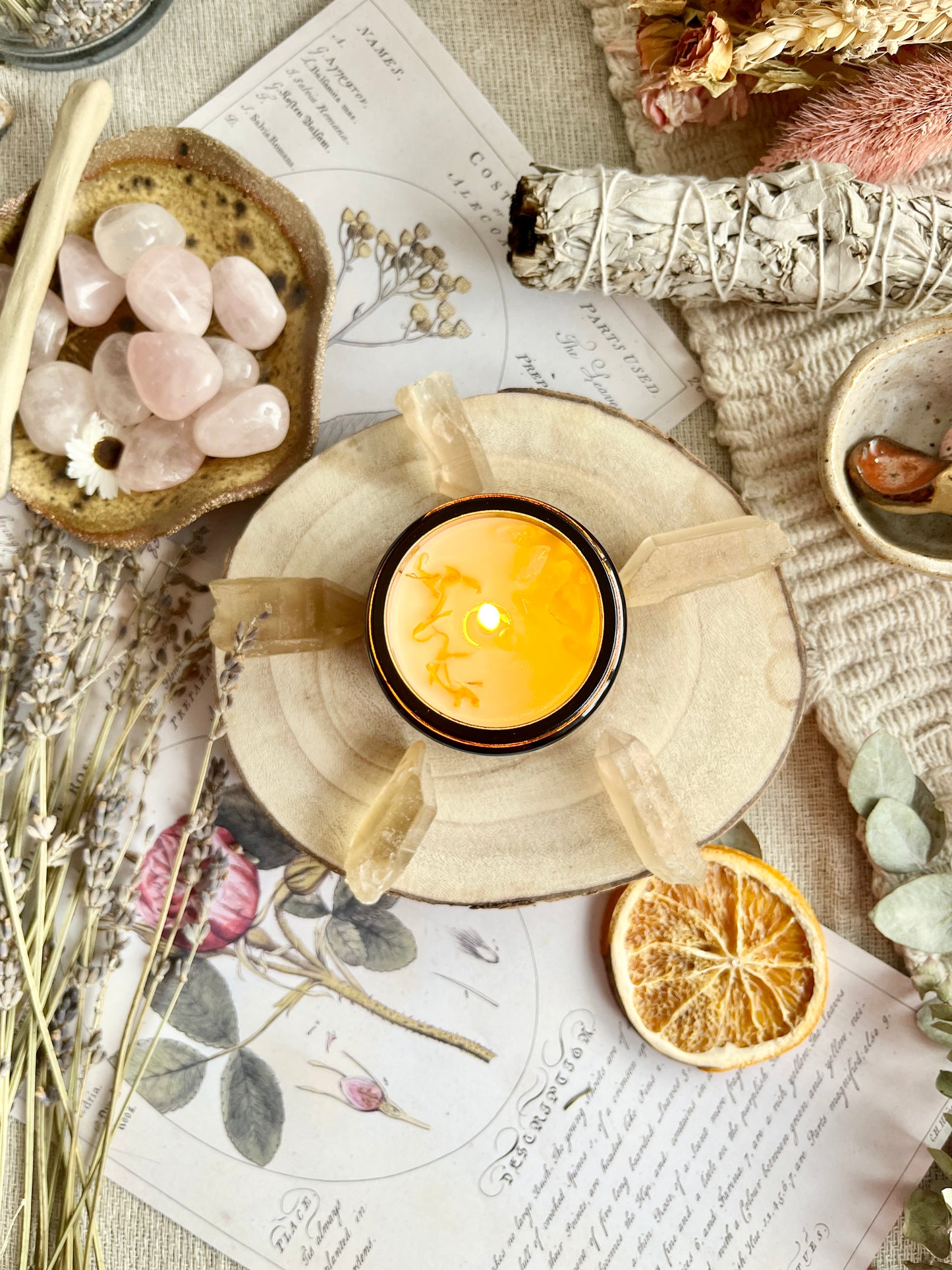 Abundance aromatherapy candle