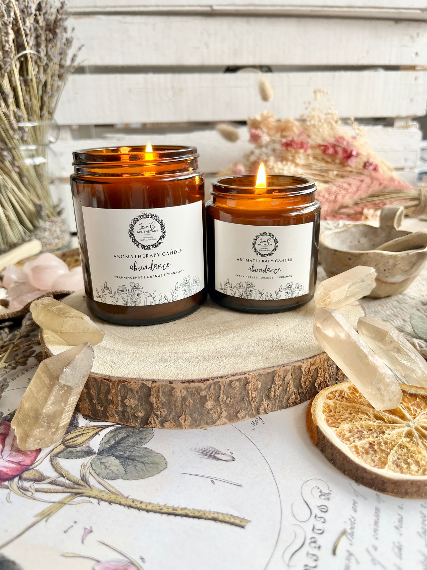 Abundance aromatherapy candle