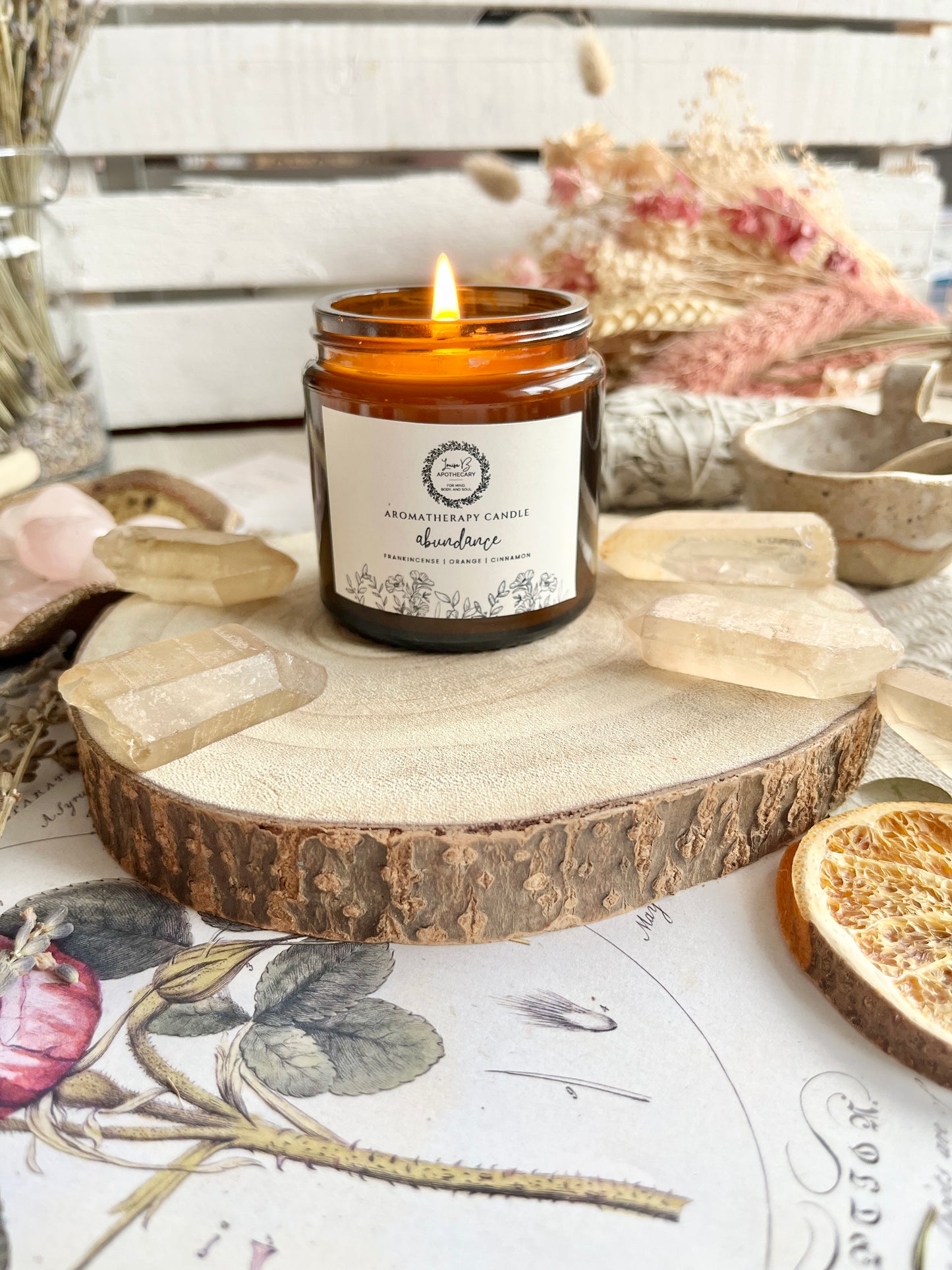 Abundance aromatherapy candle