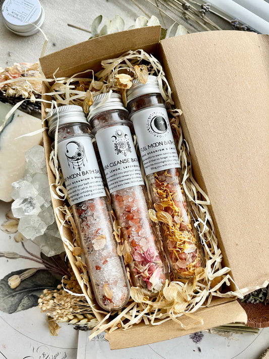 Moon & Aura Ritual Bath Salts Gift Set
