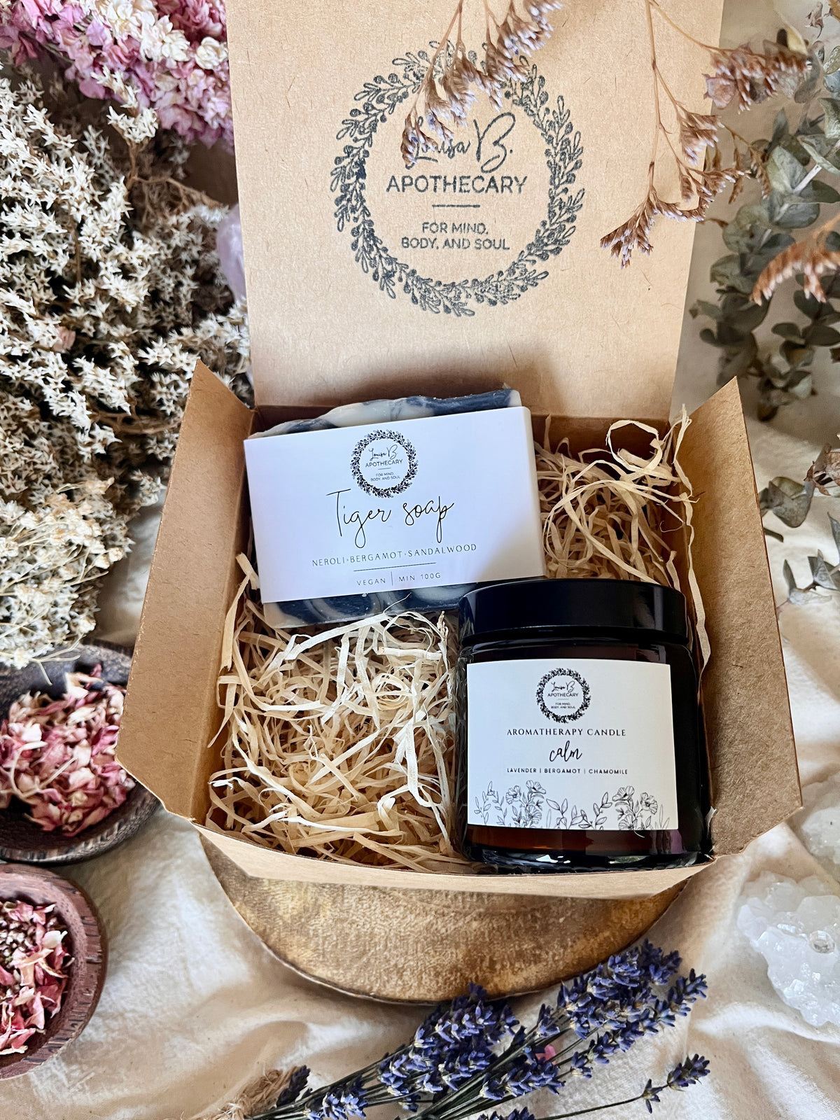 Create your own candle and soap gift set