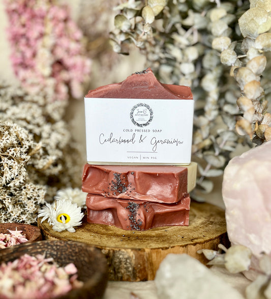 Cedarwood & Geranium Soap