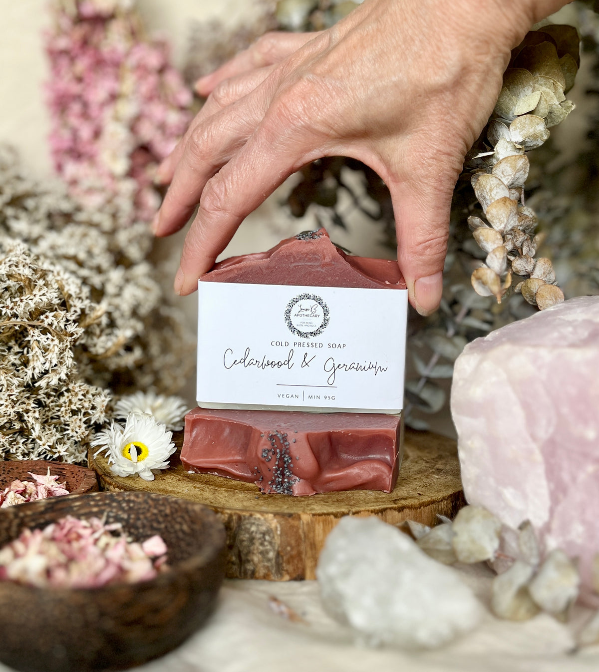 Cedarwood & Geranium Soap