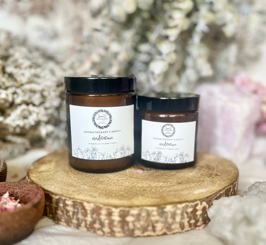Meditation Aromatherapy Crystal Candle