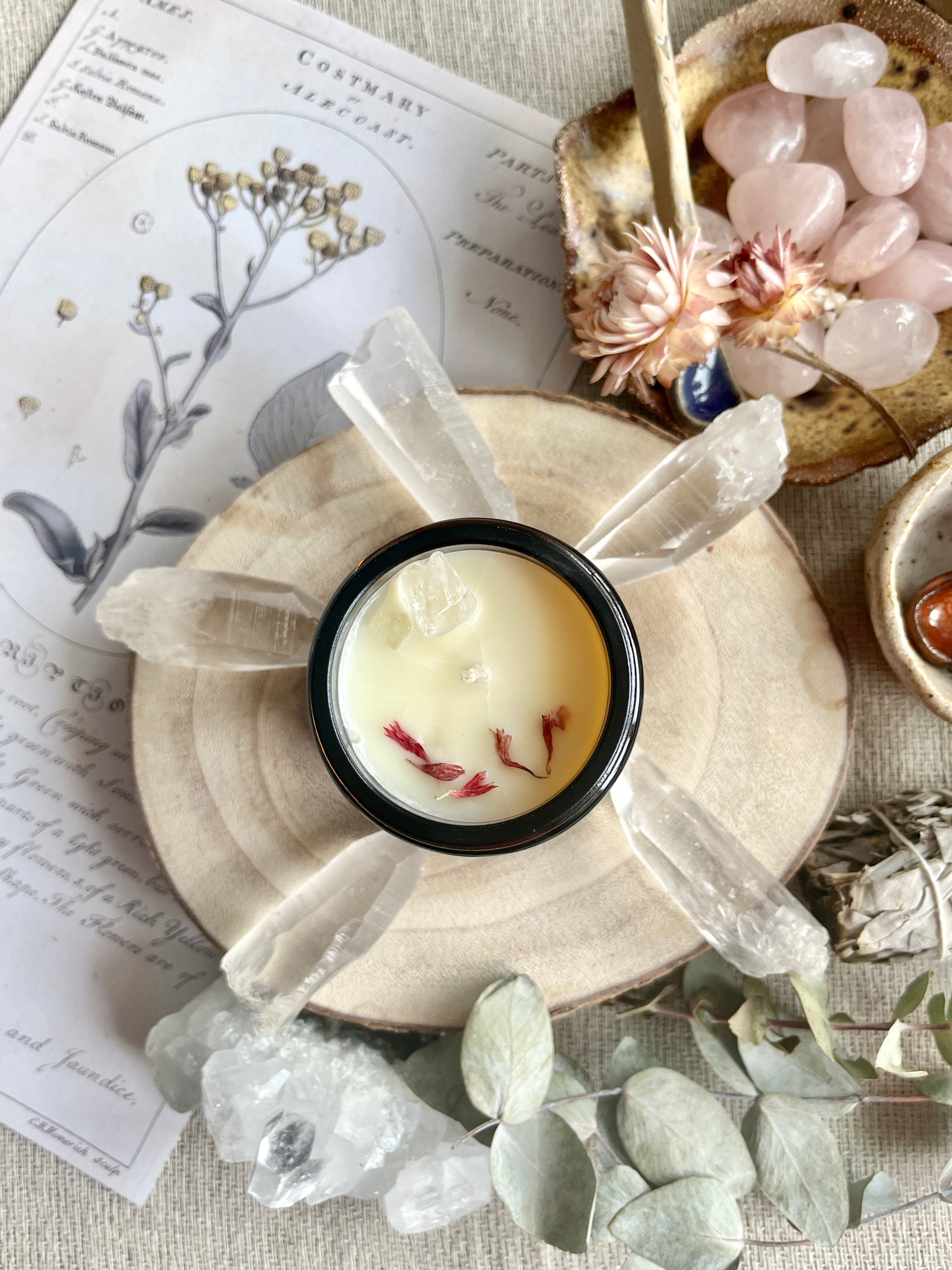 meditation aromatherapy candle