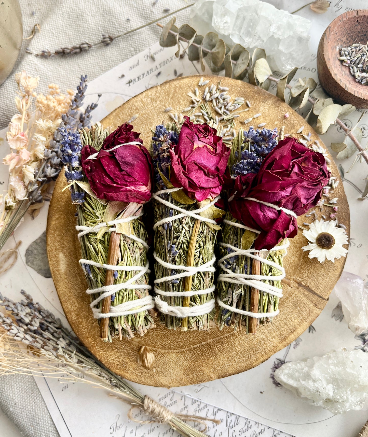 Lavender Peace Energy Cleansing Wand