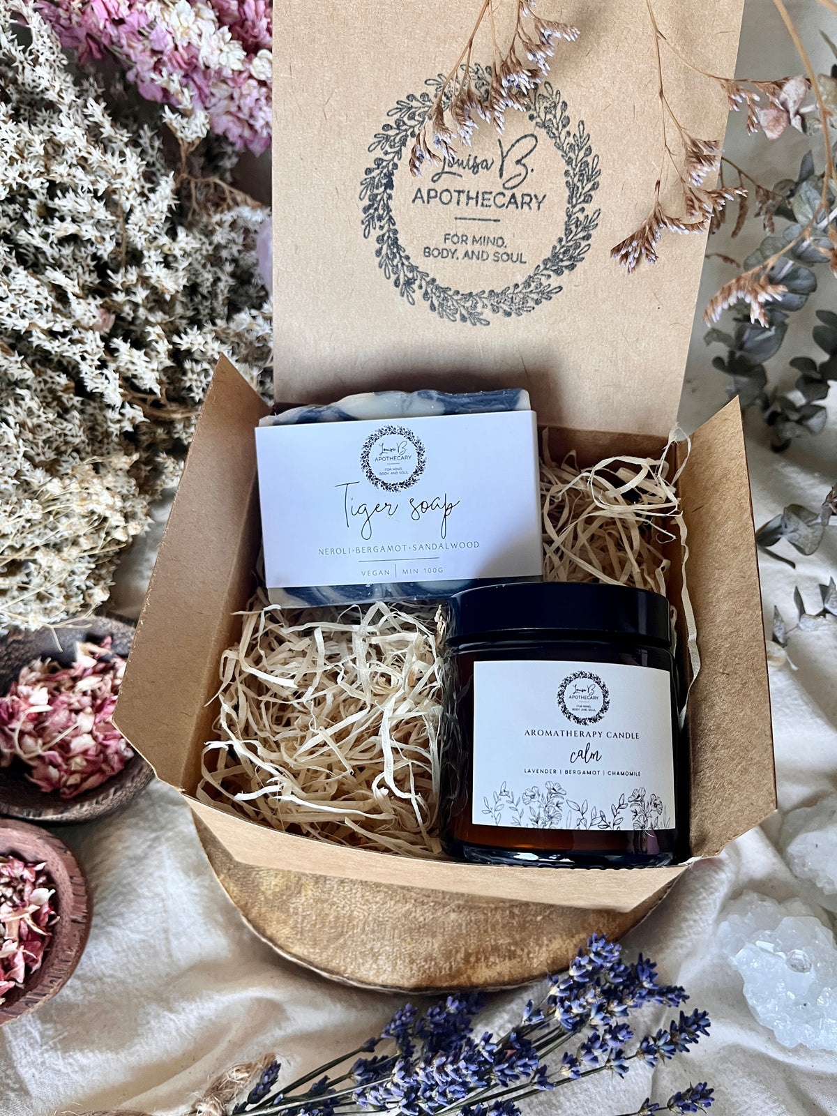 Create your own candle and soap gift set